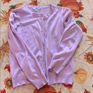 Cardigan lilac purple